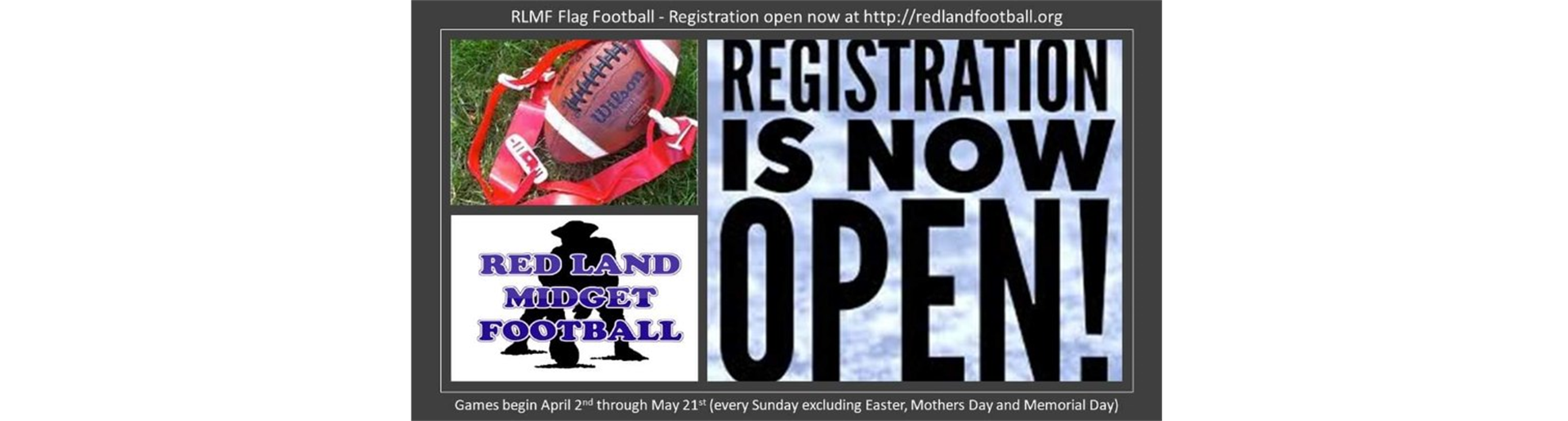 Registration Open
